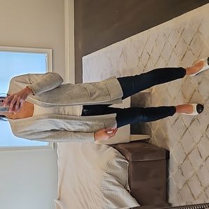 GIRL'S OLD NAVY GREY LONG CARDIGAN SWEATER SZ XL (14-16) $30